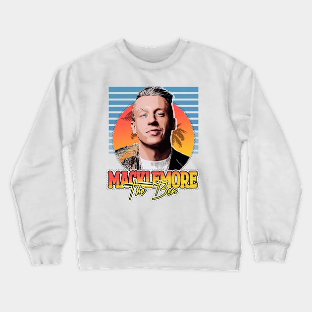 Retro Macklemore // The Ben style Flyer Vintage Crewneck Sweatshirt by Now and Forever